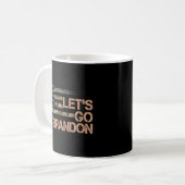 Let's Go Brandon Lasse Go Brandon Camouflage Ameri Kaffeetasse (Vorderseite Links)