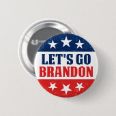 Let's Go Brandon lustige Anti Biden Pro trump 2024 Button (Vorne & Hinten)