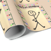 LET'S GO BRANDON lustige Weihnachtsverpackungspapi Geschenkpapier (Rolleneckpunkt)
