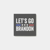 Let's Go Brandon Post-it Klebezettel (Vorderseite)