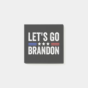 Let's Go Brandon Post-it Klebezettel