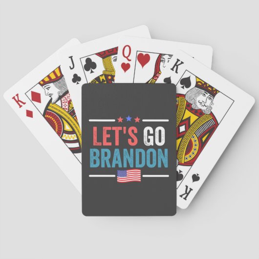 Let's Go Brandon Spielkarten (Rückseite)
