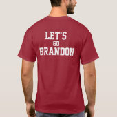 "Let's Go Brandon" T-Shirt (Rückseite)
