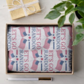 Let's Go Brandon USA Flags Seidenpapier (Geschenk)