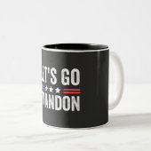 Let's Go Brandon Zweifarbige Tasse (VorderseiteRechts)