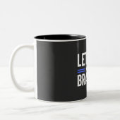 Let's Go Brandon Zweifarbige Tasse (Links)