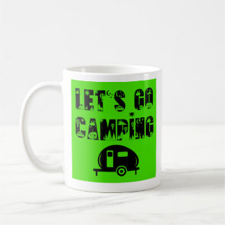Let's Go Camping - Classic Small Trailer Kaffeetasse