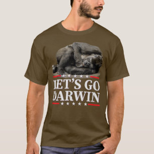 Let's Go Darwin USA Flag Vintage Fauci Ouchie Scie T-Shirt