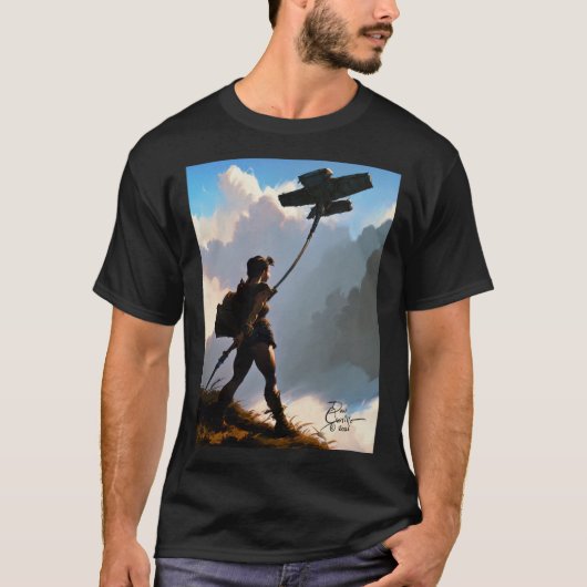 Let's Go Fly a Kite by Don Castillo Artist on FB T-Shirt (Vorderseite)