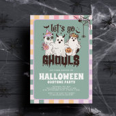 Let's Go Ghouls Groovy Halloween Costume Party Einladung