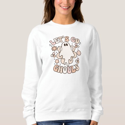 Let's Go Ghouls Halloween Sweatshirt (Vorderseite)