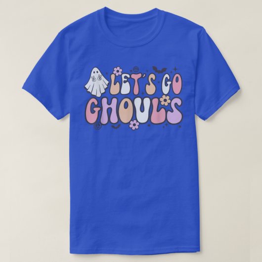 Lets Go Ghouls Retro Halloween   2388 T-Shirt (Design vorne)