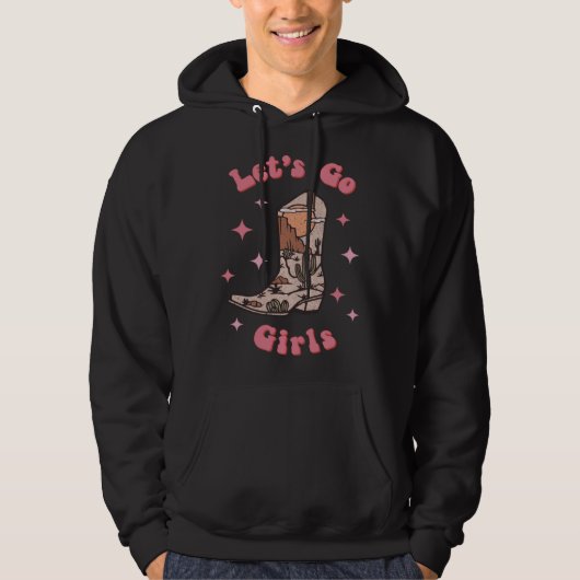 Lets Go Girls Bachelorette Bridal Party Girls Trip Hoodie (Vorderseite)