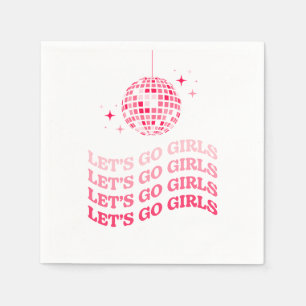 Let's Go Girls - Junggeselinnen-Abschied - Napkins Serviette