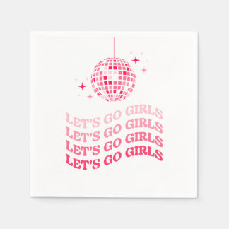 Let's Go Girls - Junggeselinnen-Abschied - Napkins Serviette
