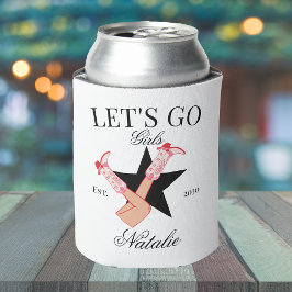 Let's Go Girls Personalisiert Cowgirl Bachelorette Dosenkühler