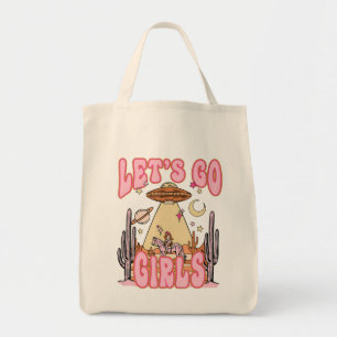 Let's Go Girls Western Space Desert Cowgirl Bachel Tragetasche