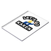 LET'S GO KAREN NOTIZBLOCK (Linke Seite)