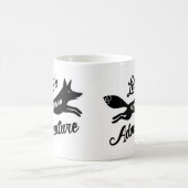 Let's Go On An Adventure White Mug Kaffeetasse (Mittel)