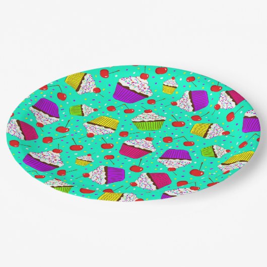 let's go party plate pappteller (Schrägansicht)