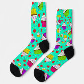 let's go party socken (Linkes Detail)
