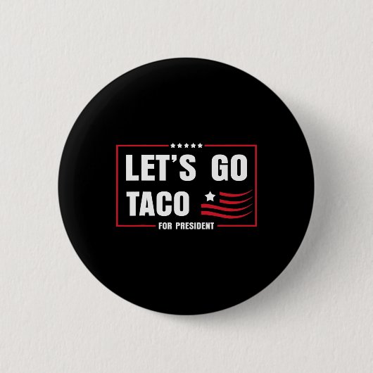 Let's Go Taco 8647 US-Flagge 86 47 Männer Frauen 8 Button (Vorderseite)