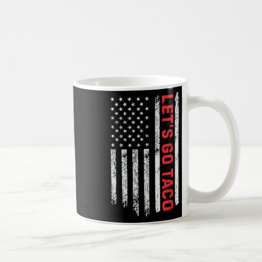 Let's Go Taco - Vintage Kaffeetasse (Rechts)