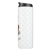 Let's Go! Walk Flat-Coated Retriever Dog (liver) Thermosbecher (Nach rechts gedreht)