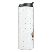 Let's Go! Walk German Shepherd Dog (black tan) Thermosbecher (Nach links gedreht)