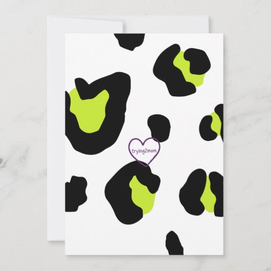 Let's Go Wild, party animal with shades birthday Einladung (Rückseite)