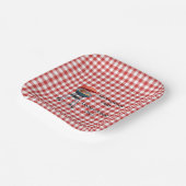 Let's Grill and Chill 7" Square Paper Teller (Gewinkelt)