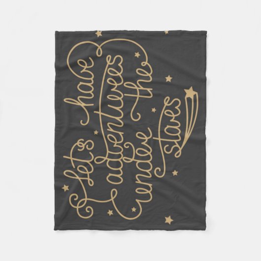 Lets haben Abenteuer Fleecedecke (Vorderseite)