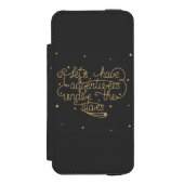 Lets haben Abenteuer Incipio iPhone Geldbeutel-Hülle (Folio Vorderseite)