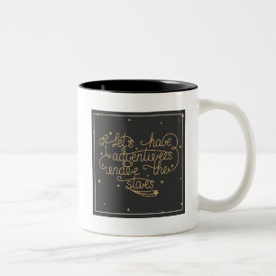 Lets haben Abenteuer Zweifarbige Tasse