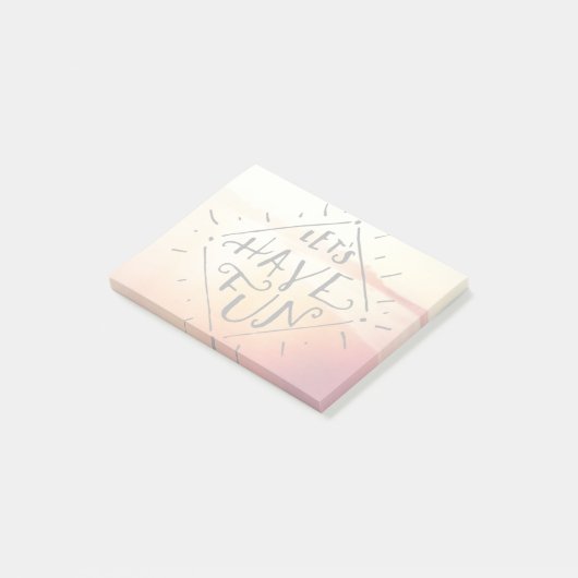 Lets haben Spaß Post-it Klebezettel (angewinkelt)