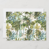 Let's Hang Out Sloth Girl 1st Birthday Photo Einladung (Rückseite)