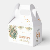 Let's hang out sloth kids birthday geschenkschachtel (Vorderseite)