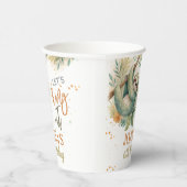 Let's hang out sloth kids birthday pappbecher (Rechts)