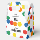 Let's Have a Ball Colorful Ball Birthday Party Geschenkschachtel (Geöffnet)
