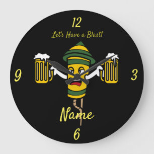 Let's Have a Blast Thunder-Cove  Große Wanduhr