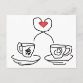 Let's have a cup of. postkarte (Vorderseite)