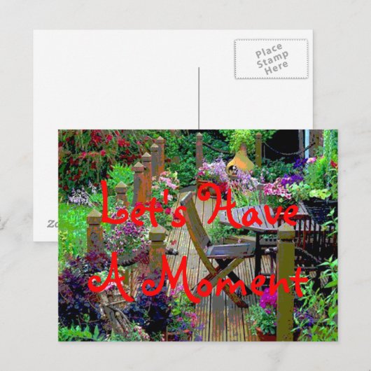 Let's Have a Postcard Postkarte (Vorne/Hinten)