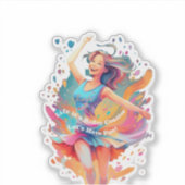 Let's Have Fun,Life a Roller Coaster Aufkleber (Vorderseite)