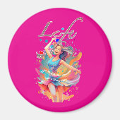 Let's Have Fun,Life a Roller Coaster Magnet (Vorne)