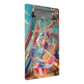 Let's Have Fun,Life a Roller Coaster Mini Klemmbrett (Schrägansicht)