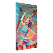 Let's Have Fun,Life a Roller Coaster Mini Klemmbrett (Schrägansicht)