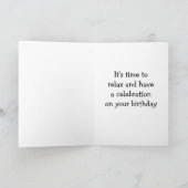 LET'S HIT THE BEACH FOR YOUR BIRTHDAY "SISTER" KARTE (Innenseite)