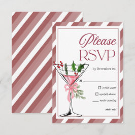 Let's Jingle and Mingle Holiday Party RSVP Begleitkarte