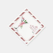 Let's Jingle and Mingle Holiday Party  Serviette (Ecke)