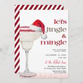 Let's jingle & mingle Holiday party Einladung (Vorne/Hinten)